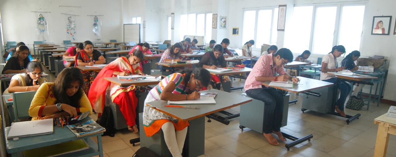 Students actively participating in a music class, playing various instruments