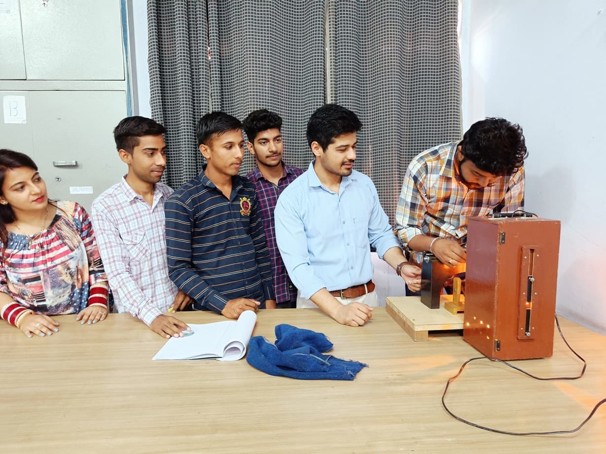 Students studying